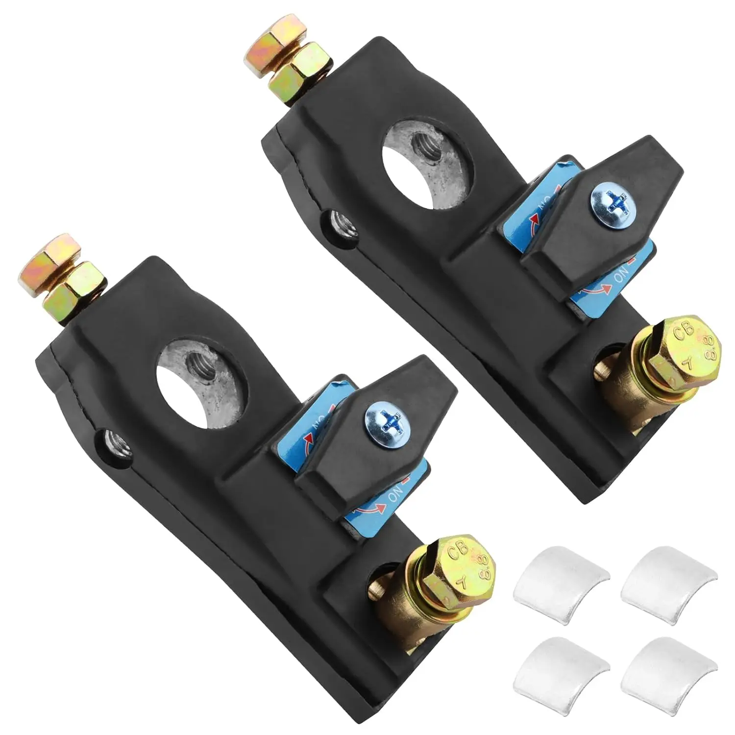 2 Pack Battery Disconnect Switch, 12-24V Heavy Duty Power Cut Master Isolator for Car/Truck Vehicle Use, 2-Piece Set Advanced Power Isolator for Boat