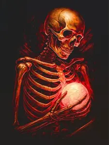 Halftone Skull Design for Black Fabric Ready to Press Heat Transfer DTF Transfer Direct to Film Heat Press Settings 300-320°F Cotton Polyester Firm Press Instructions