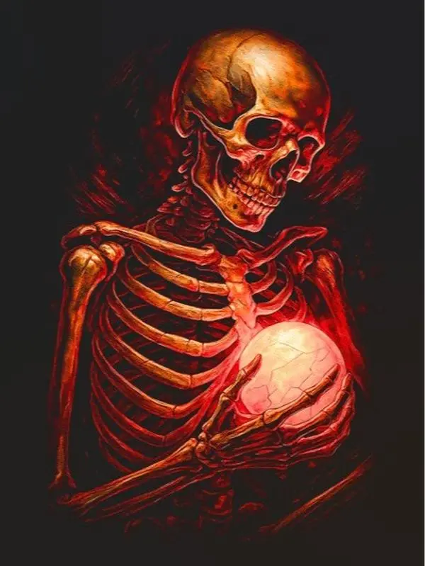 Halftone Skull Design for Black Fabric Ready to Press Heat Transfer DTF Transfer Direct to Film Heat Press Settings 300-320°F Cotton Polyester Firm Press Instructions
