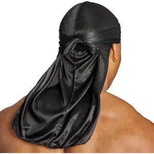 BIGWIG Silky Durag - Multi Colour Options | Premium Silk Du Rags for Men & Women | Perfect For 360 Waves, Braids & Locs | Wide & Long Tail | Ultra-Soft & Wrinkle Free Satin | Black Owned Business