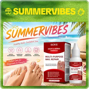 SOVS Toenail Fungus Treatment Extra Strength, Antifungal Solution for Toenail or Fingernail,Triple Action Formula for Remove Fungal, Repair and Renewal Damaged Nails, 0.5 Fl Oz Healing Healthy