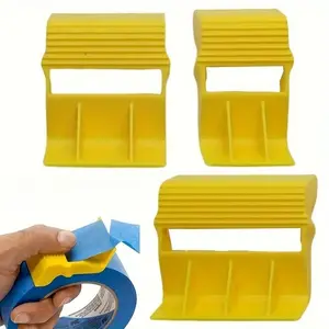Tape dispenser, tape separator, small tape cutter, and spray paint accessory tape clamps