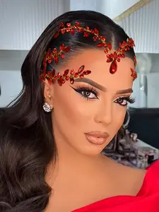 Luxurious Sparkling Rhinestone Hairband, Wedding Bride Elegant Headpiece, Party Dance Festival Performance Accessory, All Seasons, Headband