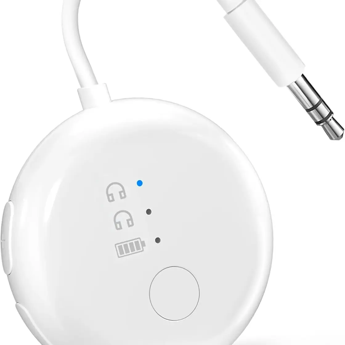 Bluetooth 5.3 Transmitter Adapter for Airplane -Low Latency Wireless Audio for AirPods/Earbuds/Headphones on Flights, Gym, TV, with 3.5mm AUX Jack, Accessories, Device, 3.5Mm A/V Cable Audio Adapters