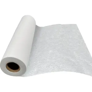 12in x 33Yd Medium Weight White Iron-On Non-Woven Fusible Interfacing, Medium Weight Non-Woven Interfacing Iron On Single-Sided Interfacing for Supplies