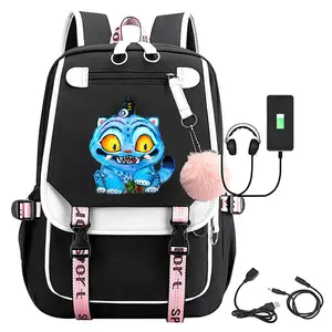 2026 new kpop demon hunters witch hunter print backpack schoolbag computer bag daypack chest bag
