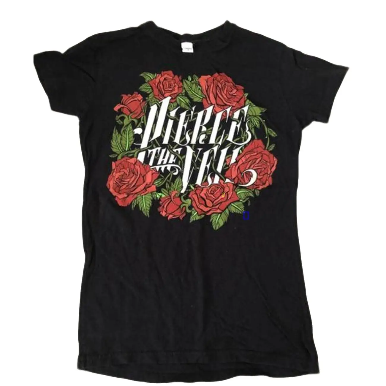 Pierce The Veil Rock Band Womens T Shirt Red Roses Size