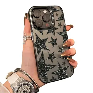 Gift Choice High-end Mobile Phone Case for iPhone 17/16/16Plus/16Pro/16Promax Anti-fouling Fashionable High-grade Gif with Star Design