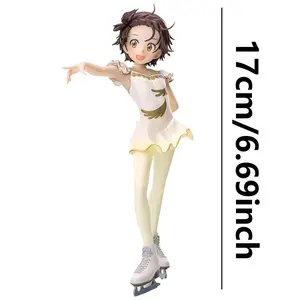 17cm/6.69in Medalist Anime Figure Skate Yuitsuka Inori Action Figure Car Room Decorations PVC Adult Collection Model Doll Toys