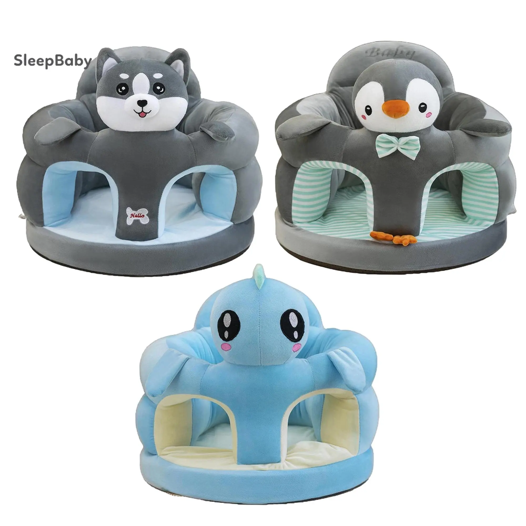 Baby Support Soft Sofa Keep Sitting Posture Comfortable Infant Sofa Chair Early Educational Baby Learning Sitting Chair