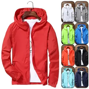 Windproof Quick Dry Coat Ultra-Light Waterproof Jacket Men Women UV Outwear Camping Hiking Cycling Running Sport Rain Coat