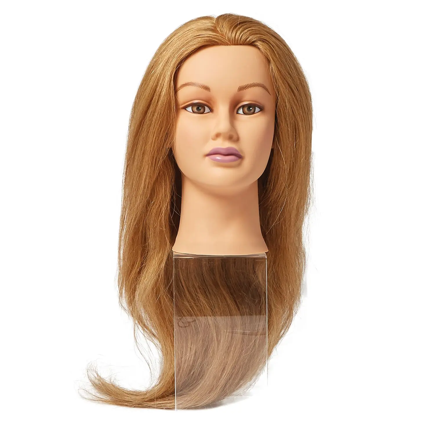 Salon Care Miss Phoebe Unisex 1-Piece Plastic Mannequin Head - Red, Realistic Head Shape, for Fashion Styling, Train with Miss Phoebe Hair Coloring Practice, Mannequin Heads, One-Piece