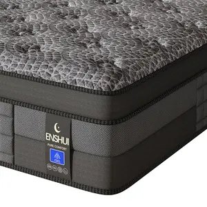 【Spring Glow Up】12 Inch Twin, Full, Queen, King Mattress Memory Foam And Spring, Hybrid MattressMedium Firmness,  For Home Rooms Hotels, Boxed Halloween ChristmasGift Furniture Ergonomic queen size mattress Interior Modern