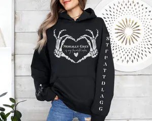 Morally Grey Dark Romance Hoodie, KMH STFUATTDLAGG Hoodie, Good Girl Hoodie, Dark Romance Sweatshirt, Bookish Hoodie, Booktok Merch
