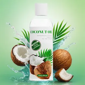 7.44fl.oz Coconut Oil-100% Pure & Natural, Quick-Absorbing Moisturizer with Non-Greasy Formula - Unscented, Hexane Free Moisturizer for Face, Skin & Hair Tonic -Body Massage Essential Oil