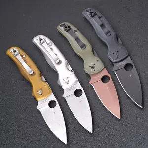 C229  folding knife, G10 handle, high hardness corrosion-resistant blade, outdoor camping survival EDC knife, survival tool survival equipment, total length 21 centimeters, weight 130 grams, best gift.