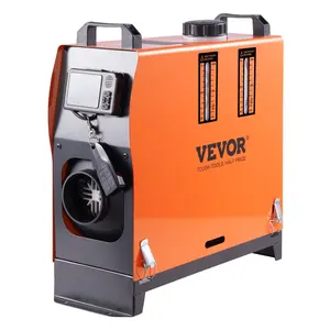 VEVOR Diesel Air Heater All In one, One Air Outlet, 8KW Diesel Heater 12V, Fast Heating, Diesel Parking Heater with Red LCD Switch, Remote Control For Car, RV Truck, Boat, Campervans and Caravans