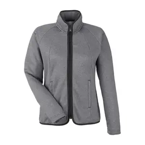 CORE365 Women's Venture Heathered Stripe Full-Zip
