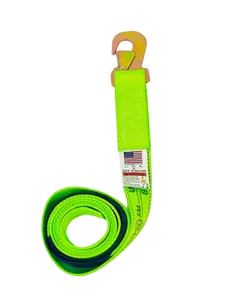 Diamond Weave 2" x 8' Wheel Lift Strap w/ Flat Snap Hook & Sleeve