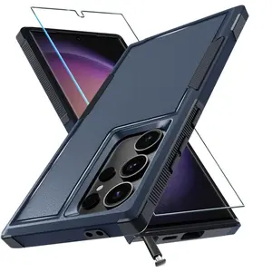 For Samsung Galaxy S26 Ultra Case S26 Plus Phone Cover Shockproof + Screen Glass