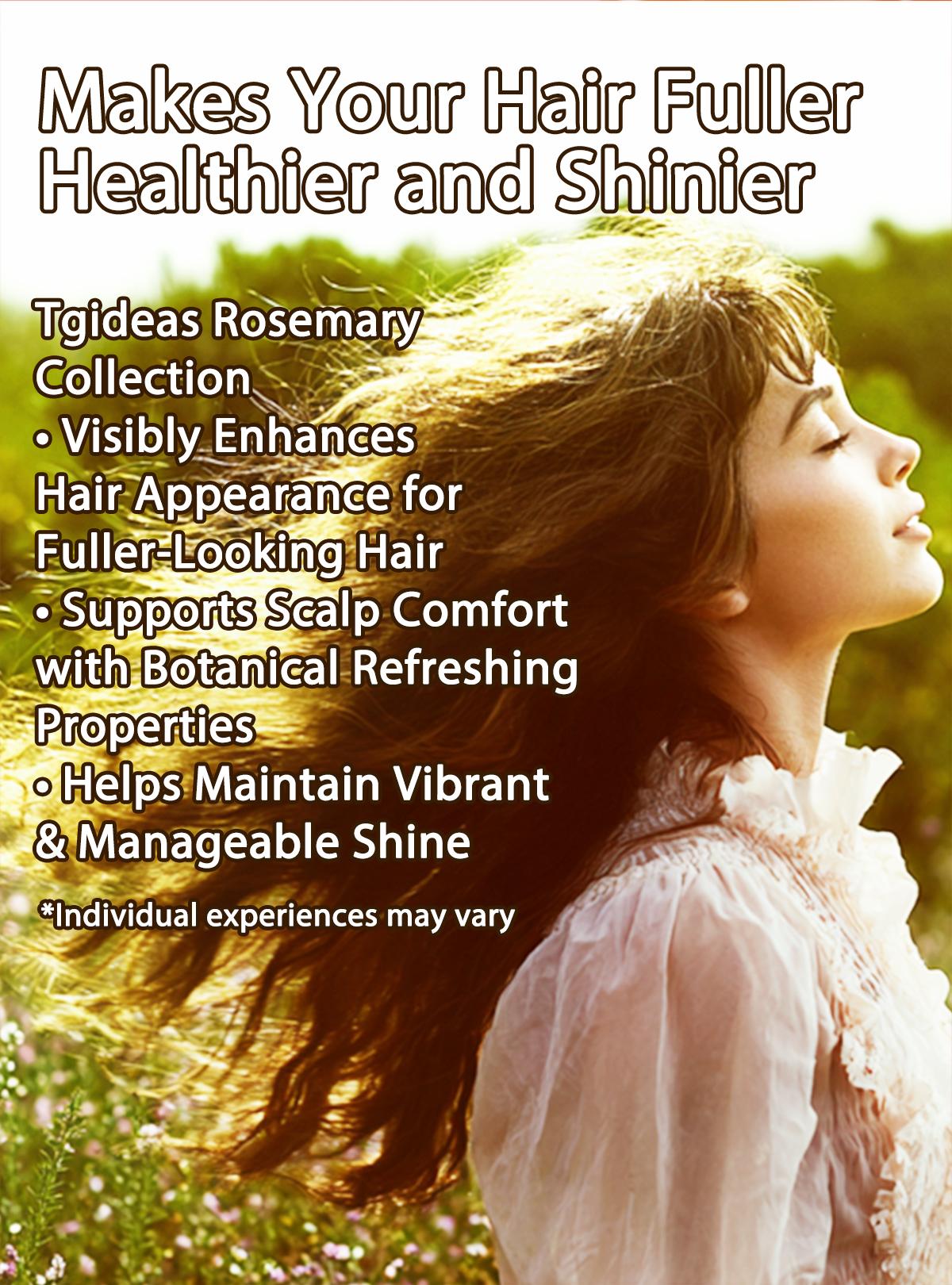 Tgideas Caviar & Rosemary Shampoo - Nourishing & Volumizing, For Oily Hair Care, Boosts Shine & Softness