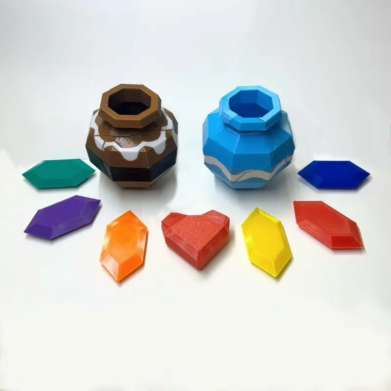 Breakable Pot Magnetic 3D Printed