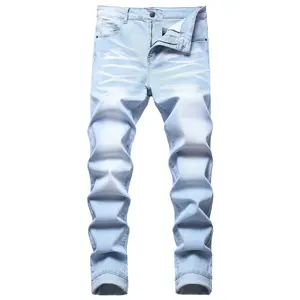 Men's slim fit stretch jeans, men's slim fit stretch jeans, men's slim fit streetwear jeans