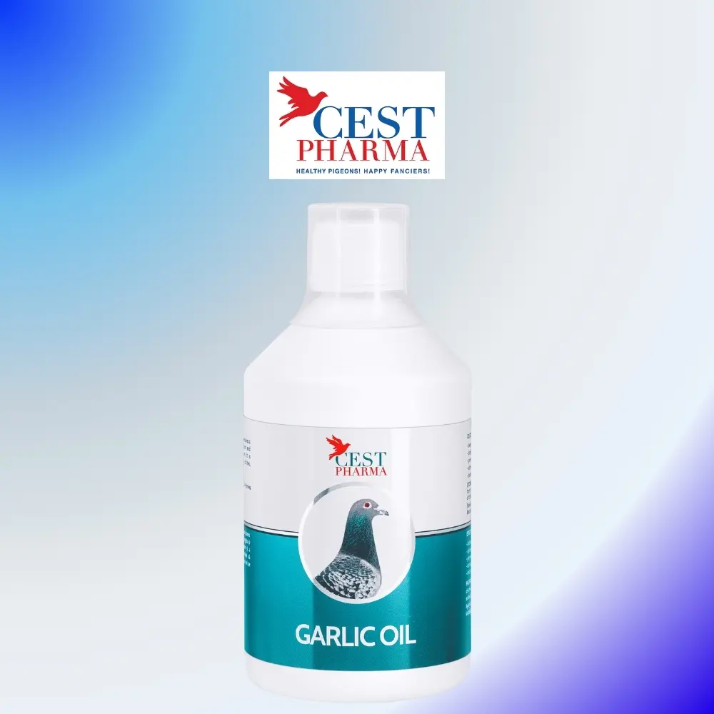 Cest Pharma Aceite de Ajo  500 ml Suplemento para aves de compañía.