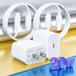 Fast Charger Cable, 6 Feet, 2-Pack, 20W Fast Charging Type-C to C Cable Compatible with 17 / Air/16 Pro/16e/16/15 Plus/15 Pro Max,