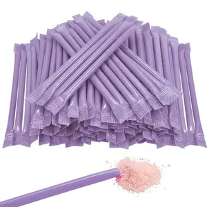 6" Purple Grape Flavor Candy-Filled Straws - 240 Pc.