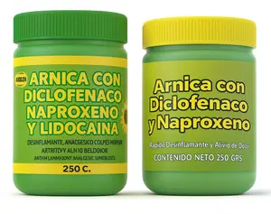 Arnica Gel Muscular 250g Rapid Pain Relief & Inflammation Management Full Body Massage with Diclofenac & Naproxen Therapeutic Healthcare Treatment