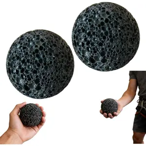 Callus Ball for Hand, Moon Grip Rock, Skin Conditioning Callus Building Grip Training Fidget, Non-Sweat Rock Climbing Trainer for Athletes