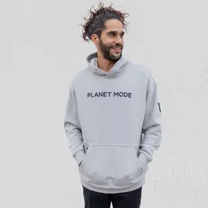 SignalMode Hoodie Fleece Menswear Pocket Grey