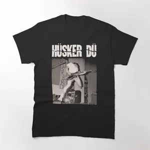 Husker Du Vintage T-Shirt - Tribute to the Influential Punk Band Husker Du - Perfect for Punk Rock Fans and 80s Music Enthusiasts - Stylish and Nostalgic Band Apparel