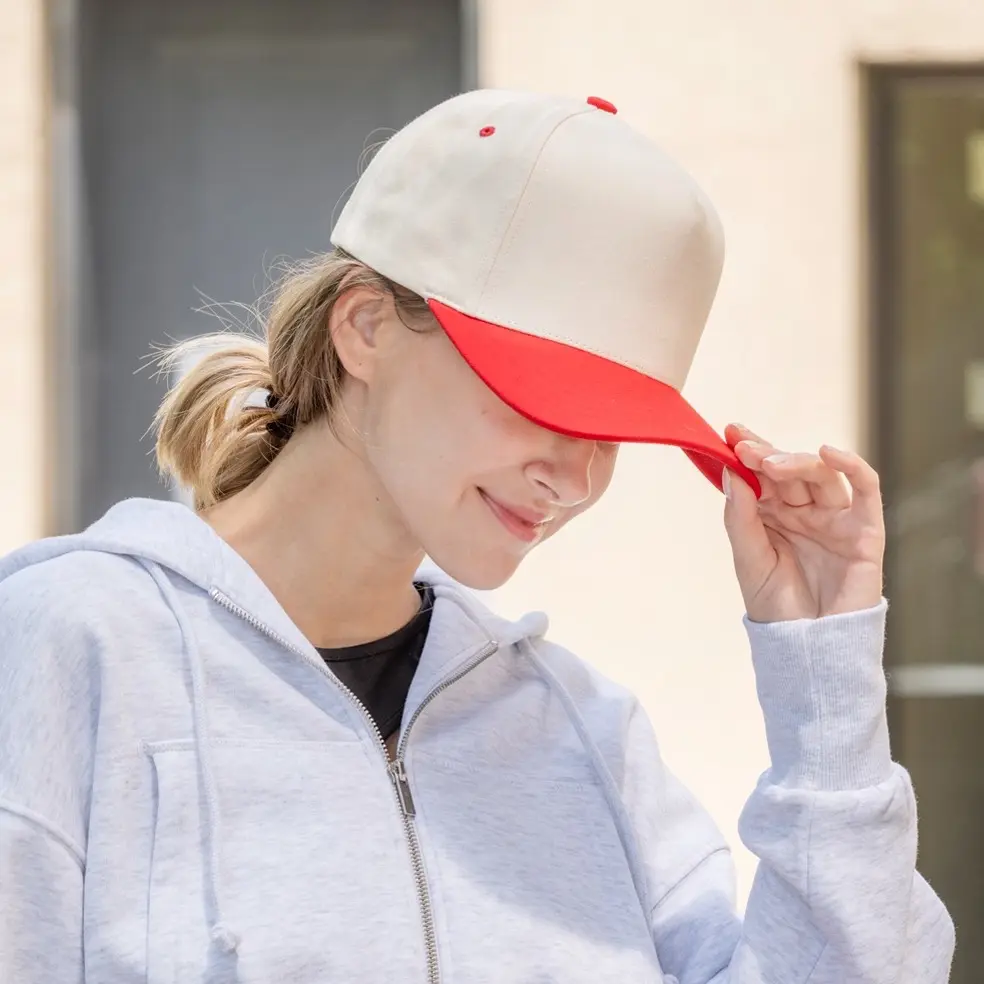 C.C 2-Tone Canvas Trucker Cap - Unisex Premium Dad Hat with Chowder Snapback, Trucker Style