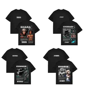 UFC FIGHTERS COLLECTION TEE, MMA Graphic Tee, UFC Champion Shirt, Gym Wear, Gift for Fighters, Sports Apparel Menswear