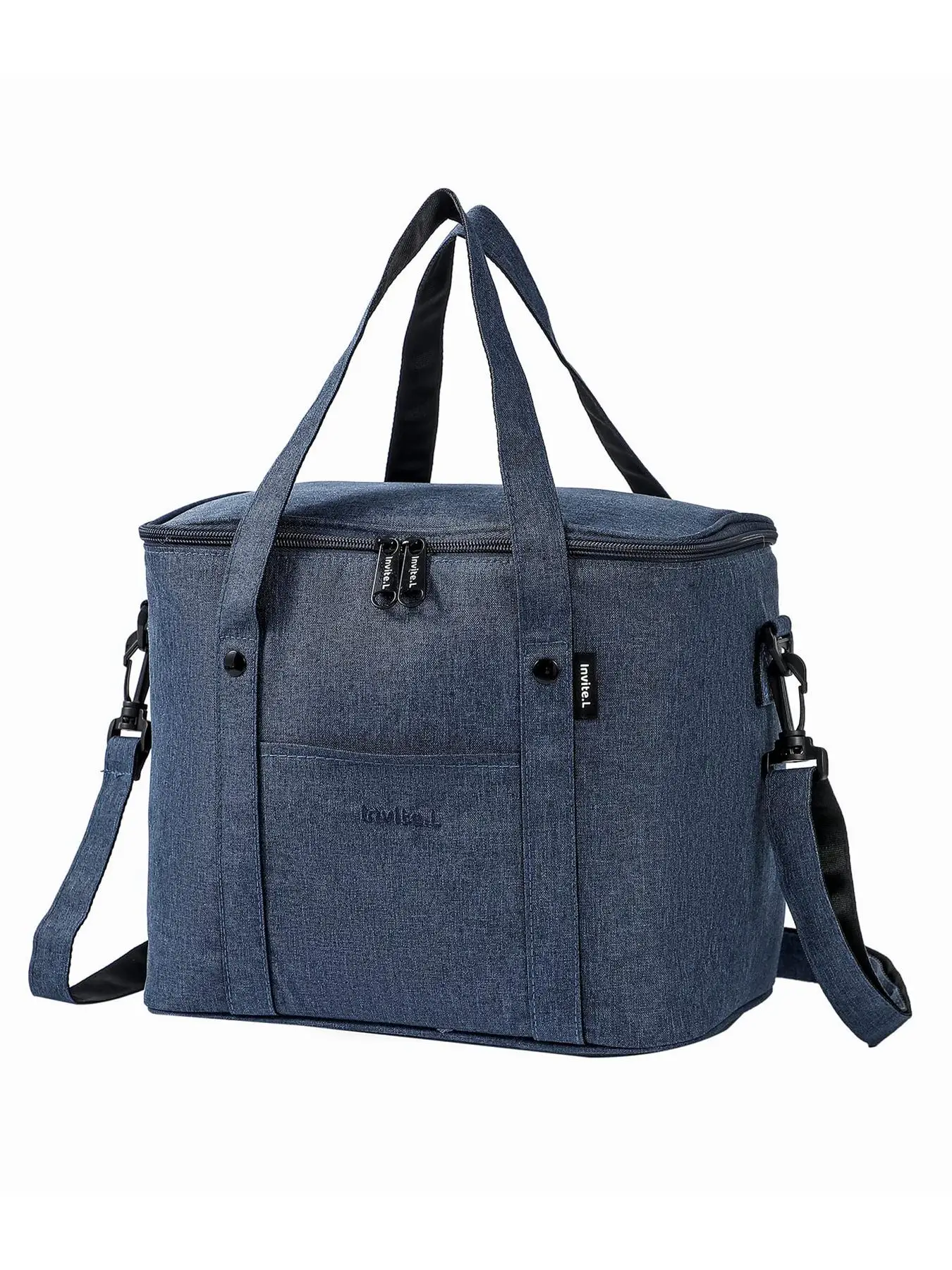 Simple Insulated Lunch Bag, Large Capacity Reusable Lunch Bag, Portable Lunch Bag for Work & Picnic & Travel Food Storage, Casual Trendy Versatile Hig