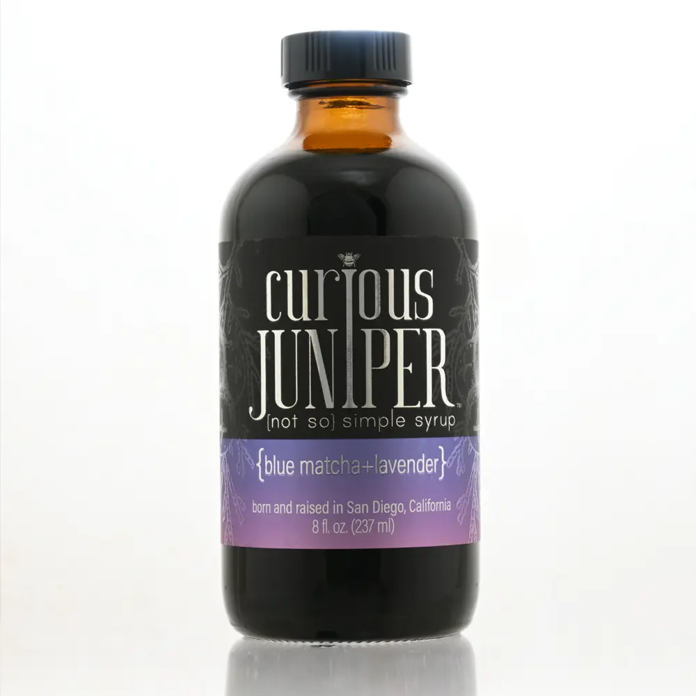 {blue matcha+lavender} - 8 oz - {not so} simple syrup