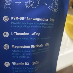 Product Review of Nello Supercalm Calming Drink Mix with KSM-66 Ashwagandha Vitamin D3 Magnesium & L-Theanine Supports Cortisol Balance Mood Sleep 20 Servings Travel Packets Dietary Supplement from T**y L**t