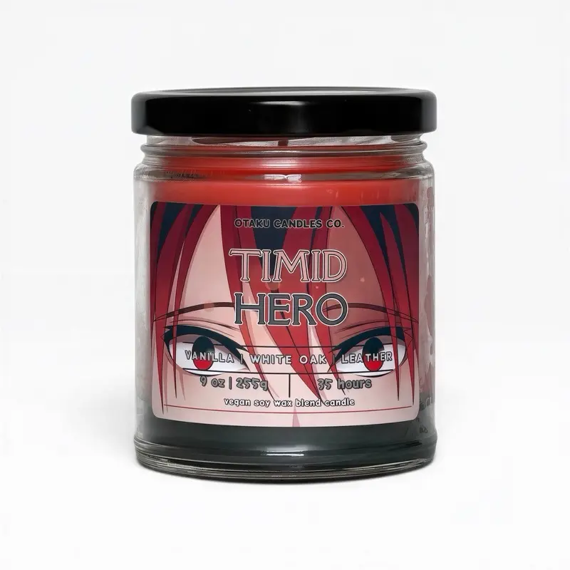 Timid Hero Candle - Anime Beyond Journey's End Inspired | Fantasy Candle | Vegan Candles | Anime Gifts