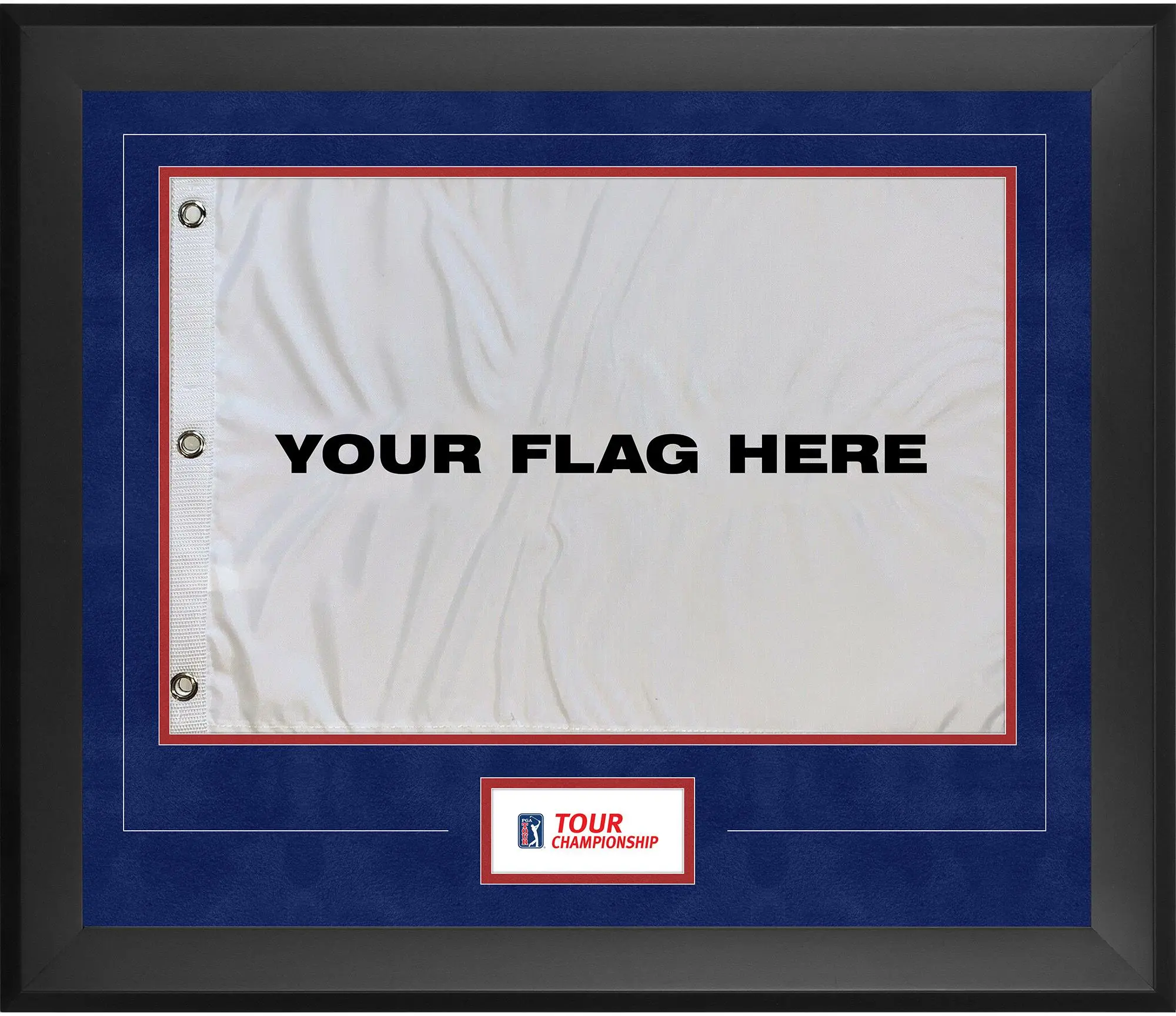 TOUR Championship Framed 23" x 27" Pin Flag Frame - Insert Your Own Flag - Golf Memorabilia