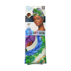 KISS Colors & Care Limited Edition BIFC Satin Wrap Scarf - Jacques Agbobly KISS Colors & Care Limited Edition BIFC Satin Wrap Scarf - Jacques Agbobly