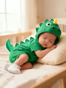 Cute Little Dinosaur Onesie Bodysuit, Soft and Adorable, Perfect for Babies and Toddlers, Comfortable and Stylish Baby Clothing