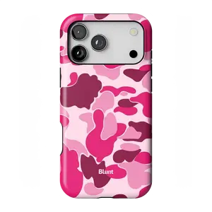 Pink Camo iPhone Case for iPhone 161514131211 Plus Pro Pro Max  MagSafe Compatible & Wireless Charging Ready11 12 13 14 15 16 Pro Promax Phone Cases Phone Cover Hard Case Tough 2-piece Phone Case