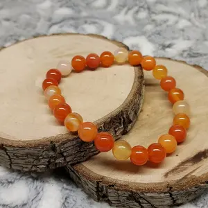 Carnelian bracelet.