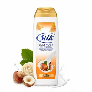 Silk Body Wash 500ml with Shea Butter – Milk Silk Formula for Skin Like Silk, Nourishing & Moisturizing Body Care, Gentle Hydrating Shower Gel for Smooth, Soft & Glowing Skin – Daily Luxury Cleanser for Women & Men