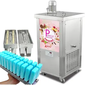 Kolice Commercial Brazilian Slim Molds Designed Popsicle Machine, Ice Bars Machine, Ice Lolly Sticks Machine, Ice Lollipop Machine with 2 Slim Molds and 1 Aligner,123ml/each stick