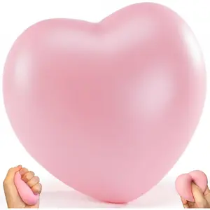 Squishy Fidget Toys for Girls, Pink Heart Slow-Rising Stress Relief Sensory Toy for Focus & Calming, Fine Motor Skills, Autism & ADHD Support