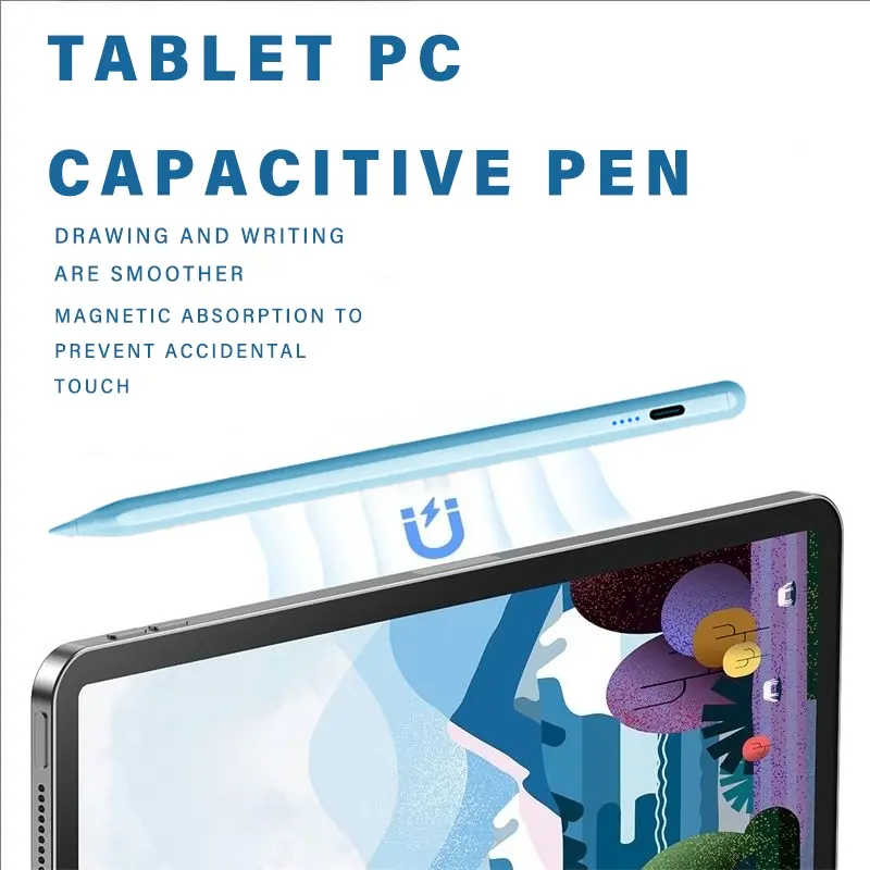 Active Touch Pen for iPad 2018+, Touch Screen Pen, Multi-Color