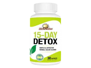 Rise-N-Shine 15-Day Detox Cleanse - Gentle & Effective Herbal Colon Cleanse with Senna & Cascara Sagrada for Digestive Health